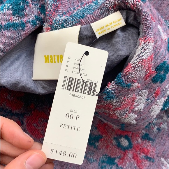 SOLD Anthro Jacquard Dress - Picture 4 of 4